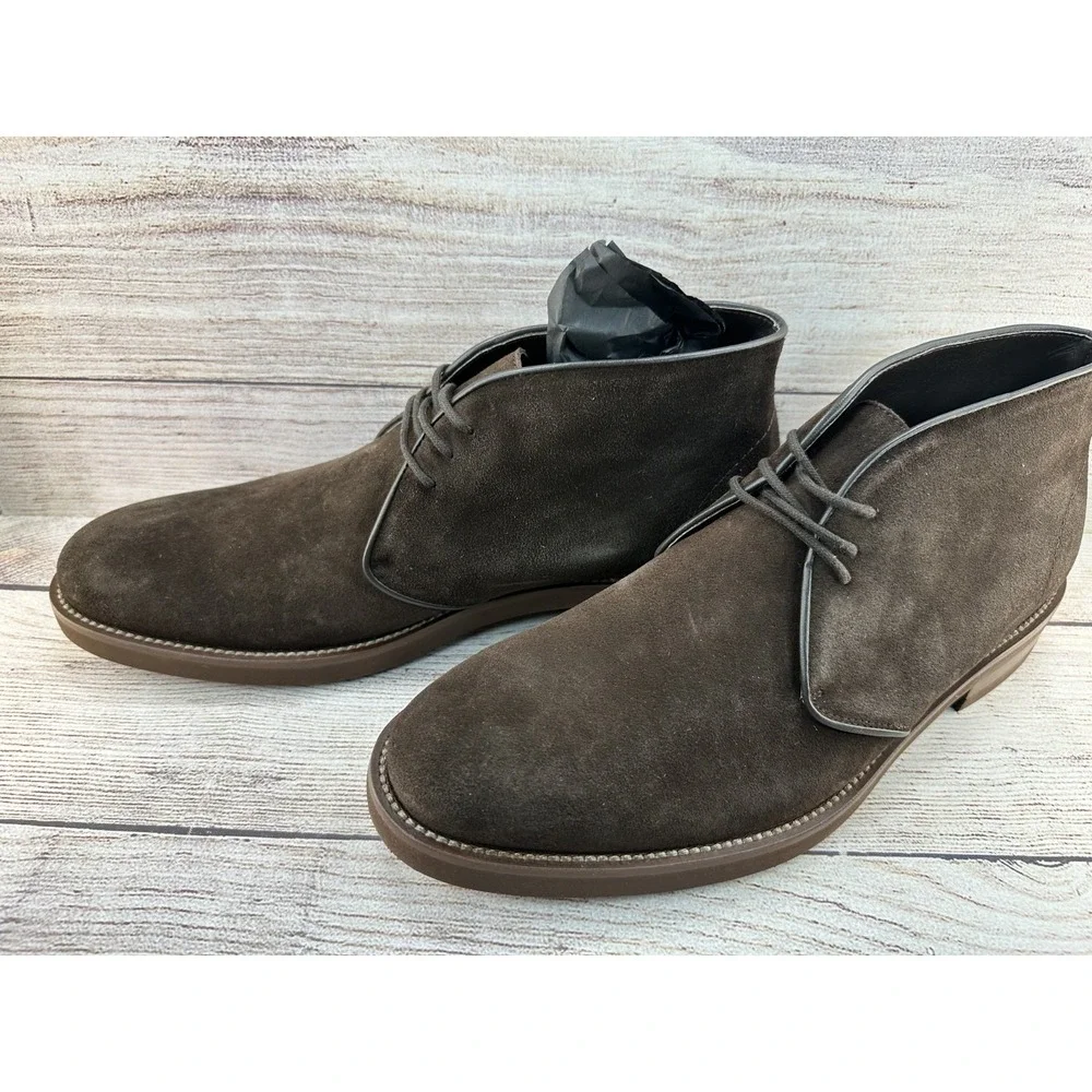 To Boot New York Men's Ebano Monaco Suede Lace Up Chukka Boots Size 10 M NWB